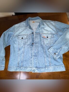 Vintage Light Blue Denim Jacket  - Men